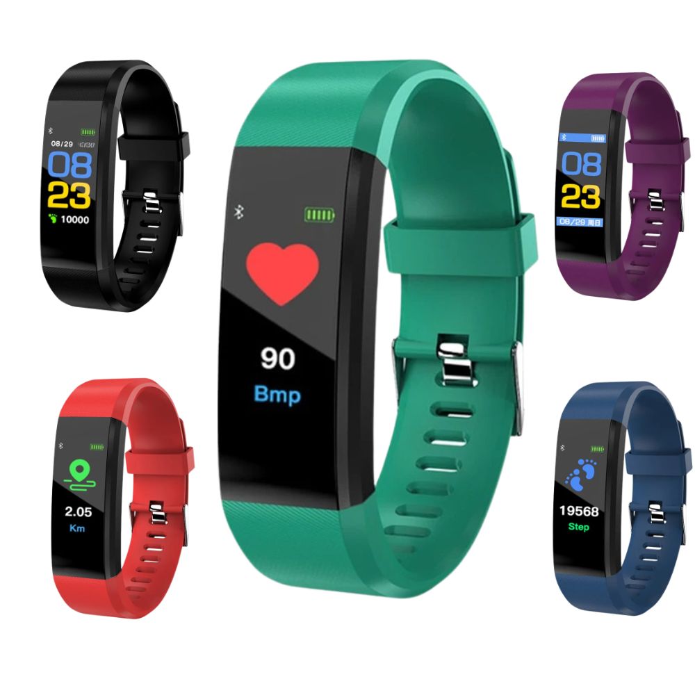 Senior Smartwatch – Basic Fitness Tracker with Step Counter, Heart Rate Monitor & Easy-to-Use Design