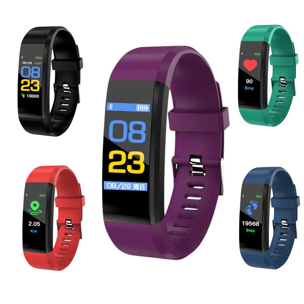 Senior Smartwatch – Basic Fitness Tracker with Step Counter, Heart Rate Monitor & Easy-to-Use Design