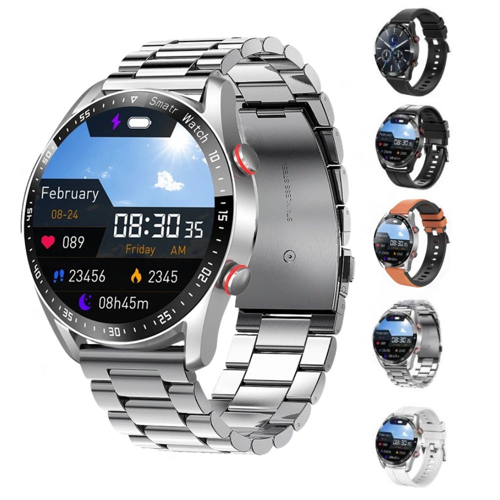 Diabetes Smartwatch with Glucose Monitoring – Non-Invasive Blood Sugar Tester for Health & Fitness