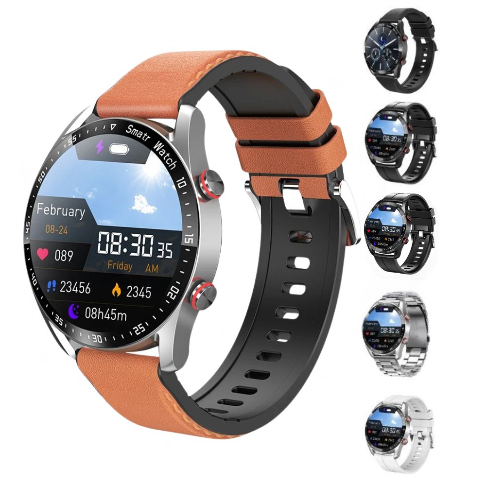 Diabetes Smartwatch with Glucose Monitoring – Non-Invasive Blood Sugar Tester for Health & Fitness