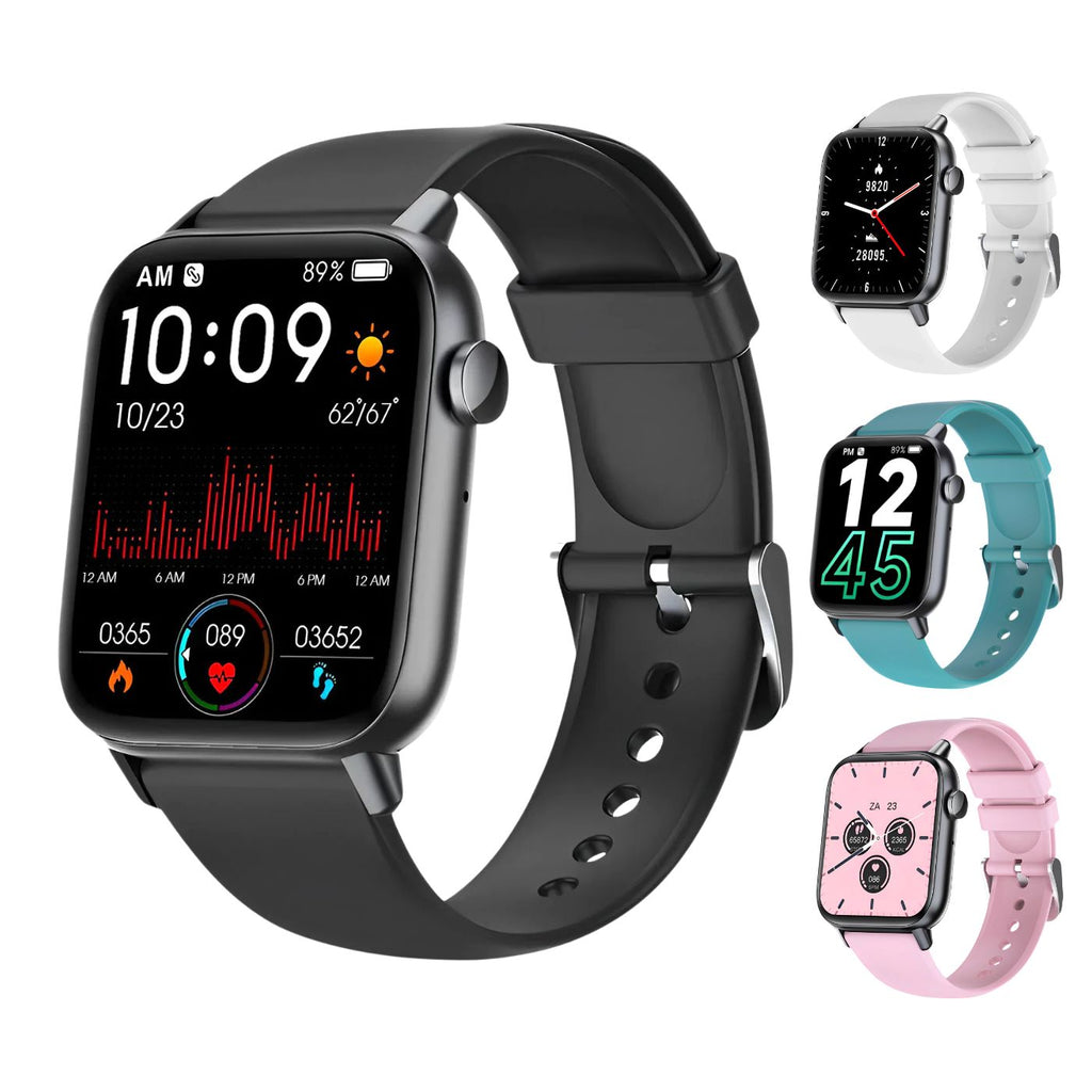 Smartwatch for Health & Fitness – Track Heart Rate, Sleep & Activity with Water-Resistant Design