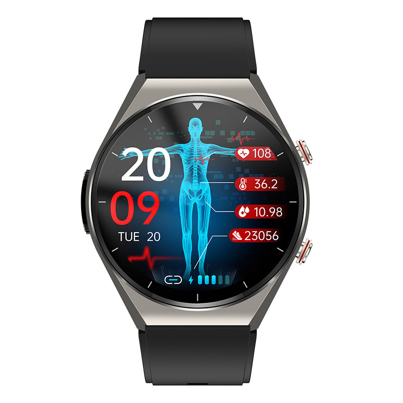 Blood Sugar & Blood Pressure Monitor Smartwatch | ECG, HRV & Heart Rate Tracking for Health Management