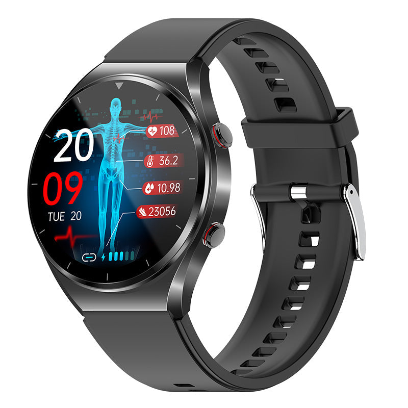 Blood Sugar & Blood Pressure Monitor Smartwatch | ECG, HRV & Heart Rate Tracking for Health Management