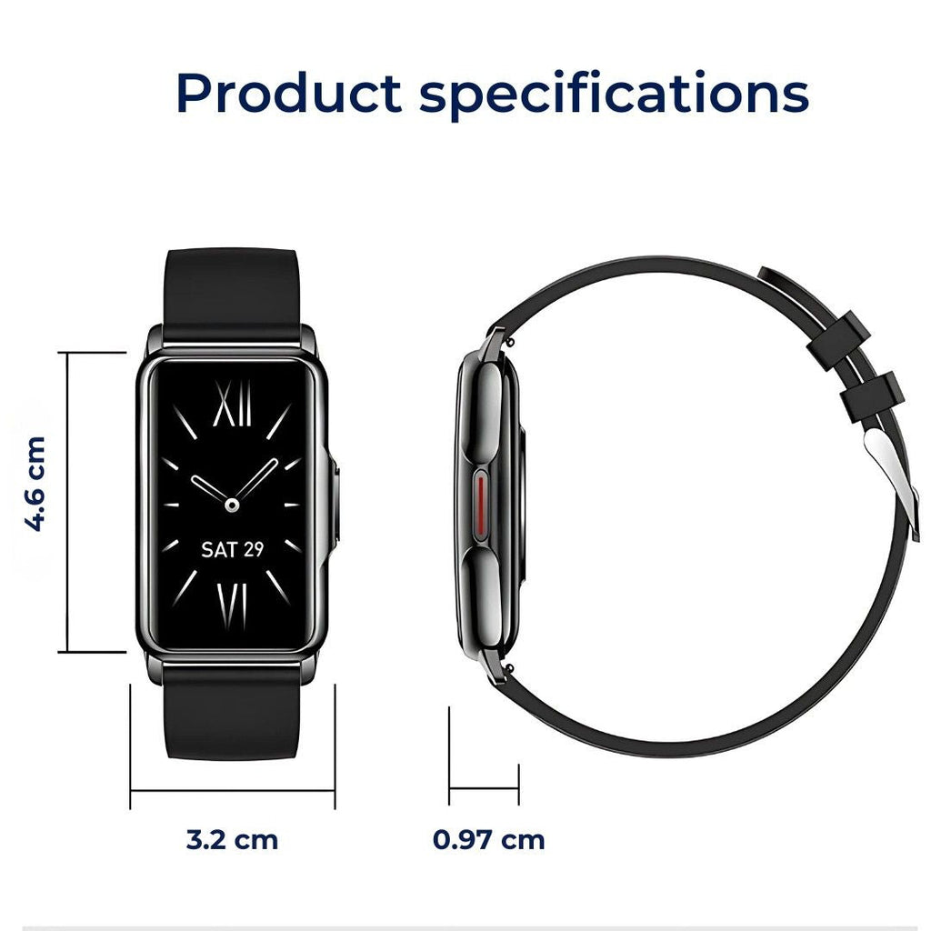Ladies Smart Health Watch – Heart Rate, BP & Fitness Tracking with Elegant Slim Design