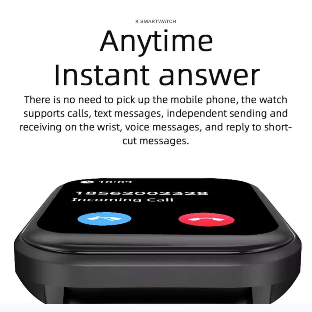 Family Smart Health Watch | Waterproof Activity & Fitness Tracker for Kids & Adults with HR, BP, SpO2, Sleep & Step Counter