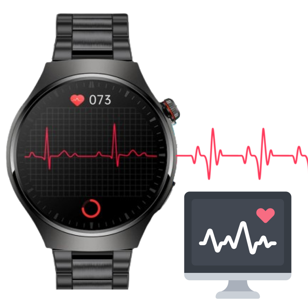 Smart Watch that detect AFIB with ECG and Blood Pressure UK Heart Monitor Watch for Elderly Seniors