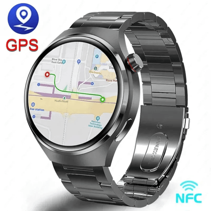 Stainless Steel Black Smart Watch for Men Android Watch UK | LK 126®