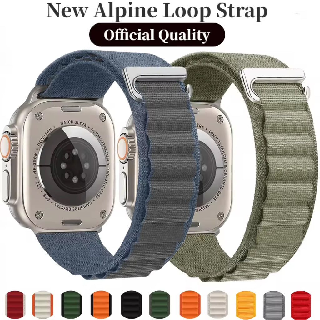 Watch Ultra Band - Alpine Loop Strap for 42mm, 44mm, 45mm & 49mm - Durable and Stylish for All Activities