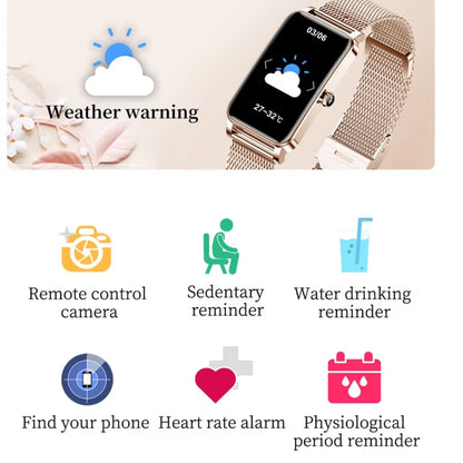 Watch for Women - Elegant Small Smartwatch - Perfect for Active Lifestyles