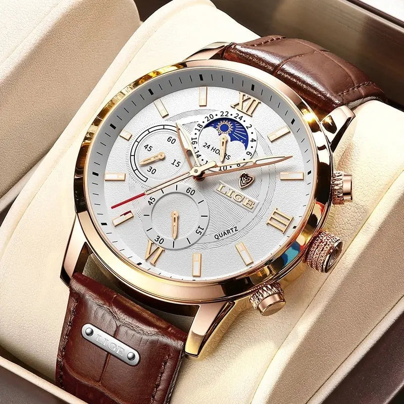 TitanMark Elite Luxury Men's Watch - Stylish Timepiece for Casual & Formal Wear