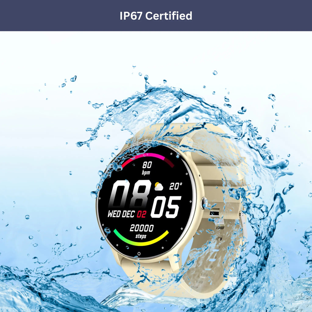 Smart Fitness Tracker Watch | Heart Rate Monitor, Waterproof & Ideal for Health Enthusiasts