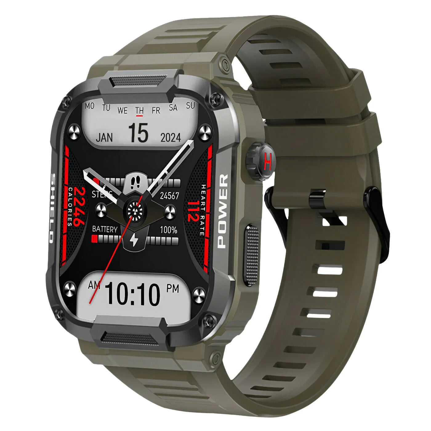 Extreme Durability Pro Smart Watch - Altitude Meter & Camera, Advanced Health Monitoring & Fitness Tracker
