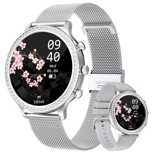 Smartwatch in Gold with Advanced Health Monitoring & Stylish Design | Women’s Smart Watch