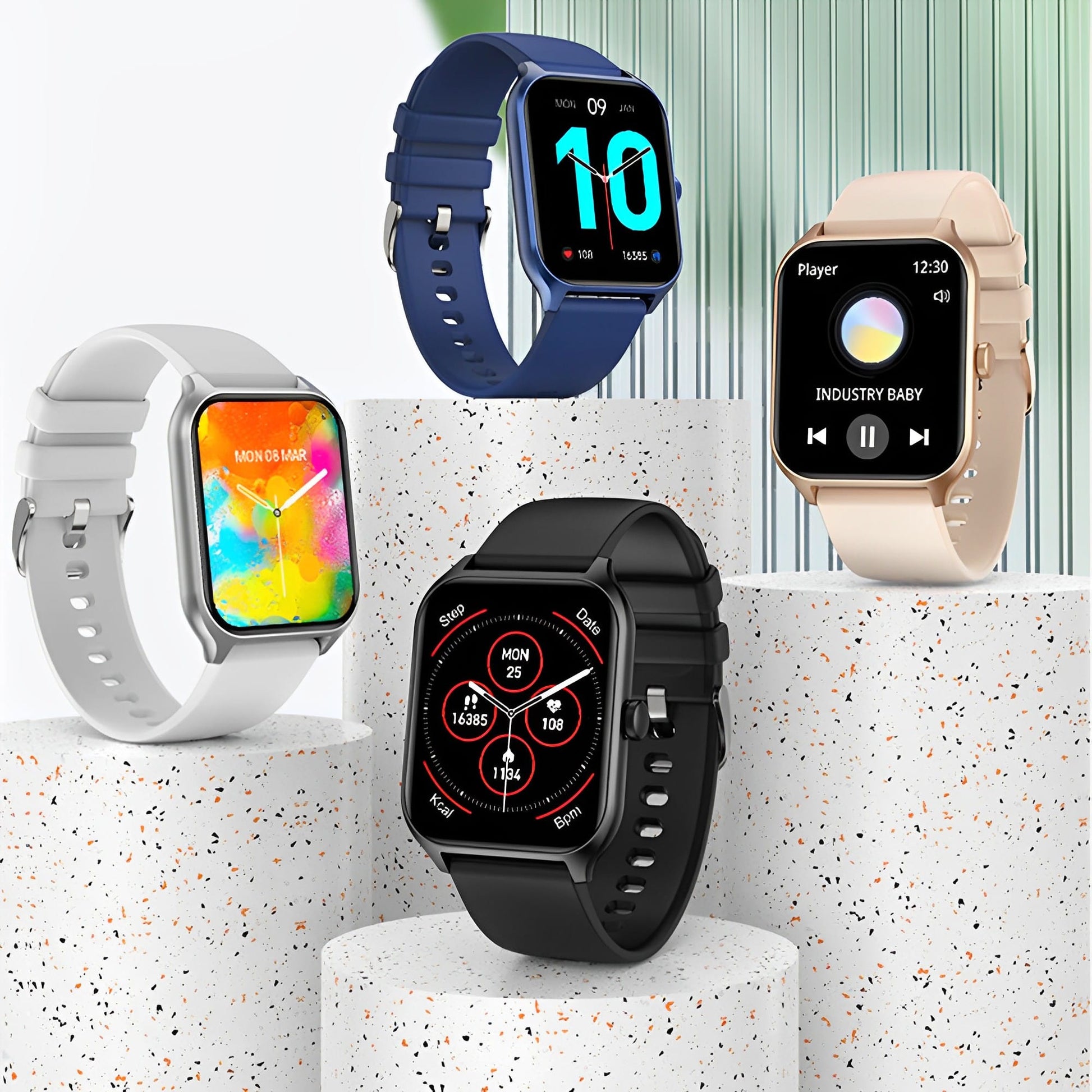 Health Tracker Smart Watch – Blood Pressure & Heart Rate Monitoring