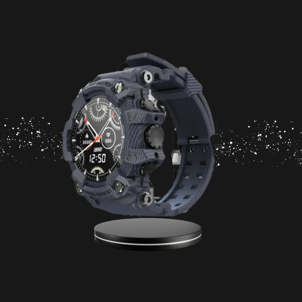 Tactical Rugged Smartwatch - Military-Grade Durability with Sport Features - Ideal for Tough Environments