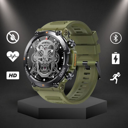 Indestructible Tactical Smartwatch - Durable, Long-Lasting Battery Titan Watches For Men