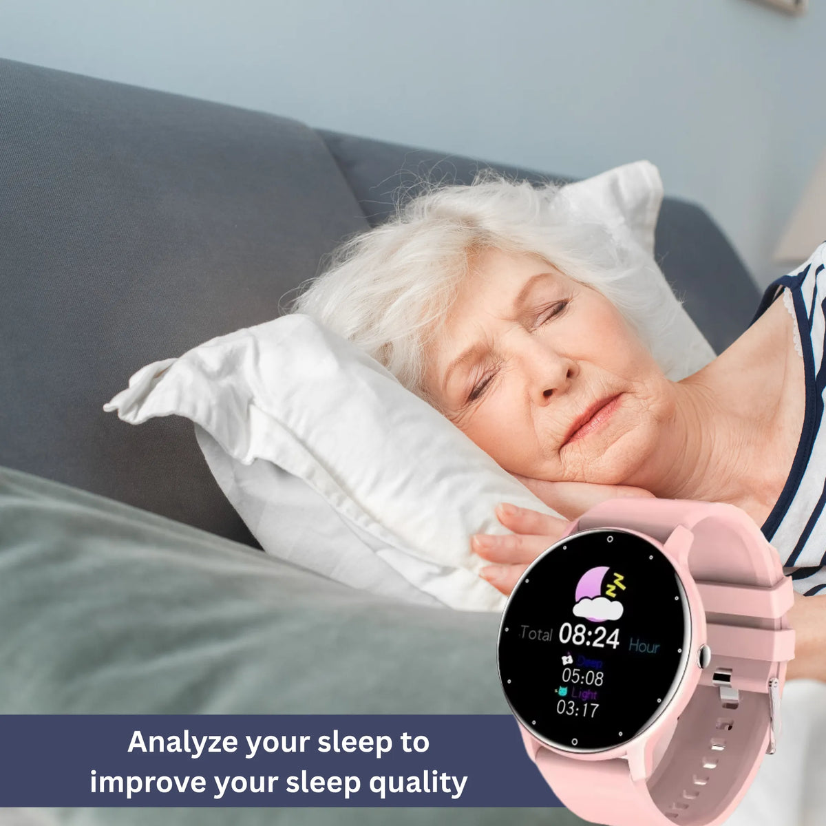 Smart Fitness Tracker Watch | Heart Rate Monitor, Waterproof & Ideal for Health Enthusiasts