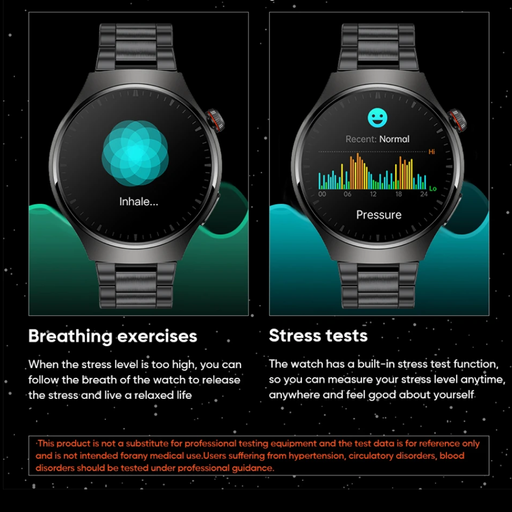 Smart Watch that detect AFIB with ECG and Blood Pressure UK Heart Monitor Watch for Elderly Seniors