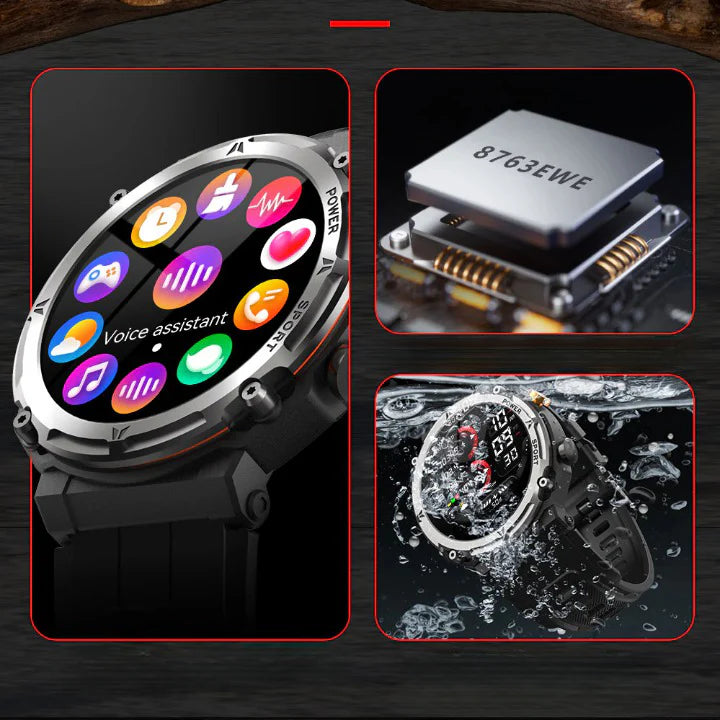 Indestructible Smartwatch | Waterproof, Durable Design & 30+ Modes for Extreme Conditions