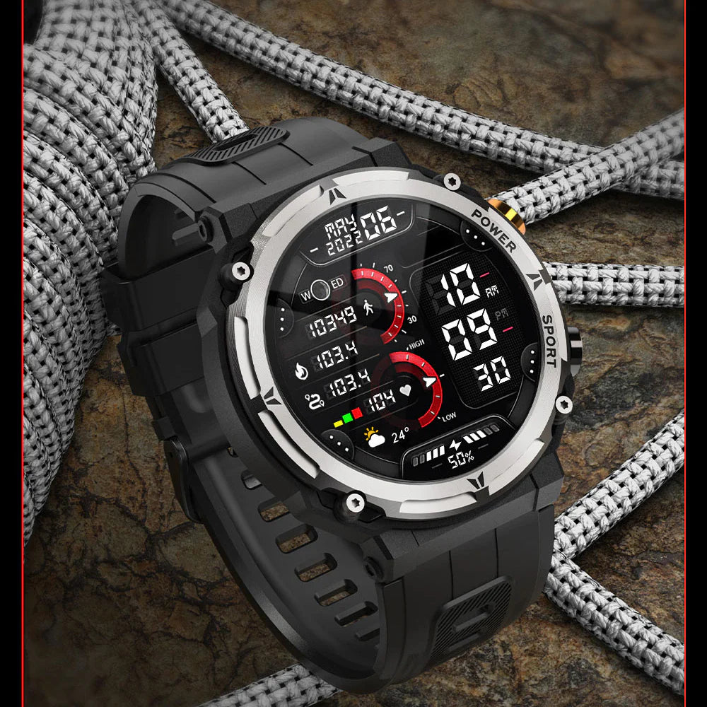 Indestructible Smartwatch | Waterproof, Durable Design & 30+ Modes for Extreme Conditions
