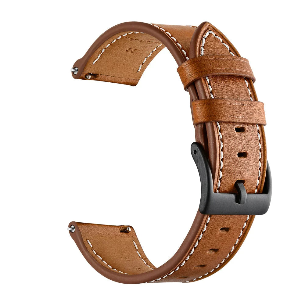 Brown K Leather Loop