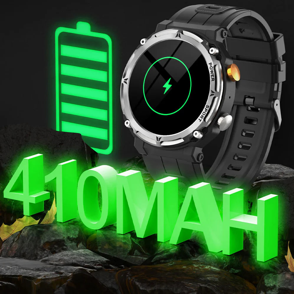 Indestructible Smartwatch | Waterproof, Durable Design & 30+ Modes for Extreme Conditions