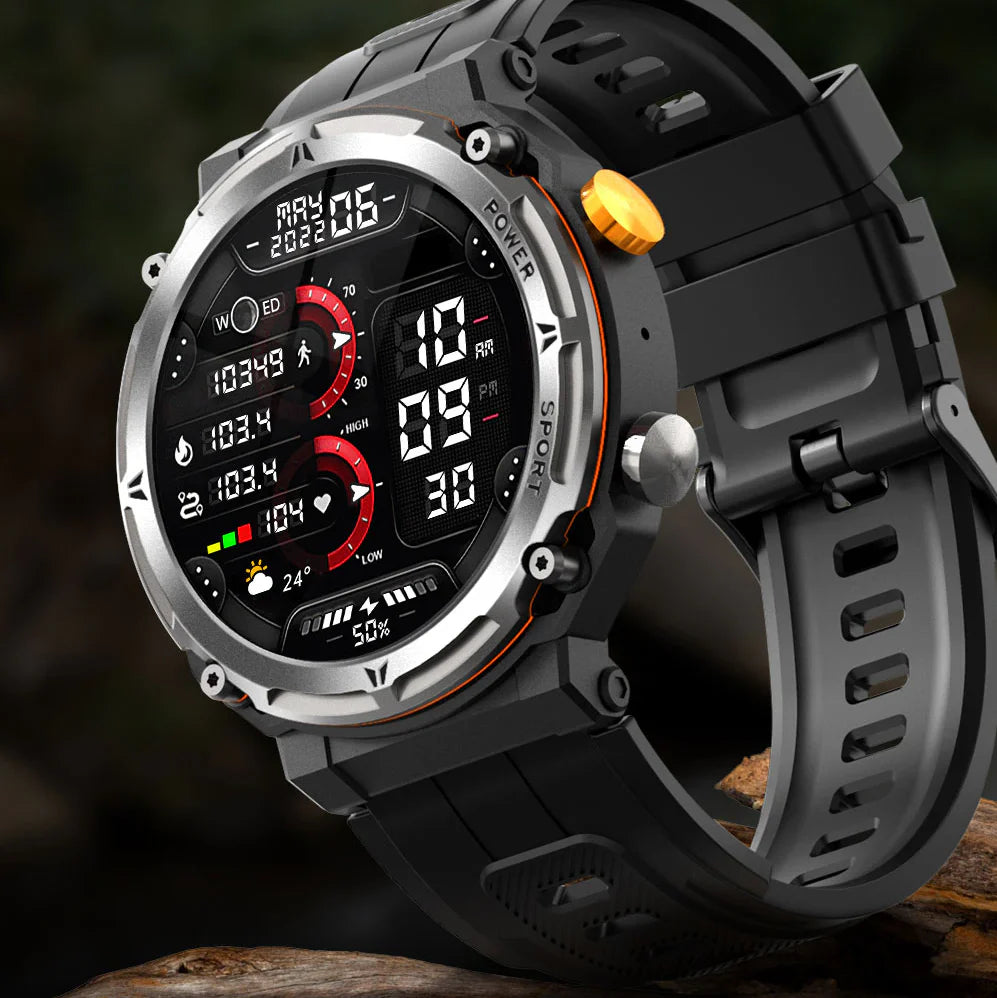 Indestructible Smartwatch | Waterproof, Durable Design & 30+ Modes for Extreme Conditions