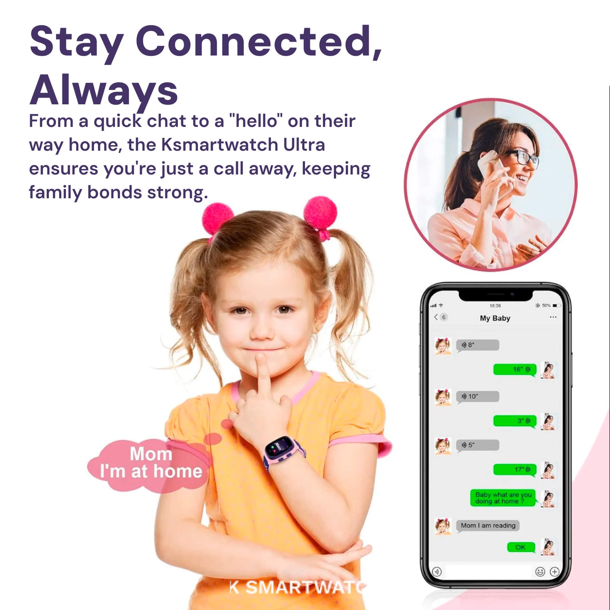 Smart Watch for Kids – 4G GPS, Video Call & SOS Emergency