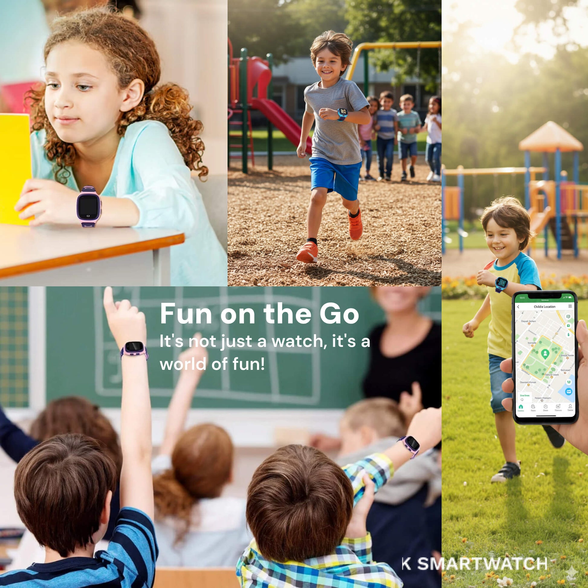 Smart Watch for Kids – 4G GPS, Video Call & SOS Emergency