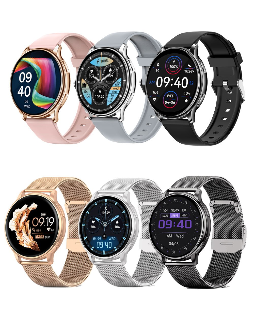Smartwatch in Gold with Advanced Health Monitoring & Stylish Design | Women’s Smart Watch
