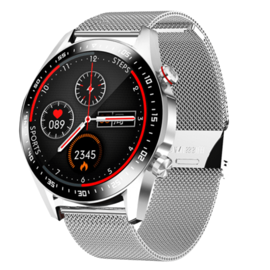 Metal Strap Men's Smart Watch – Stylish, Waterproof & Fitness Advanced Features