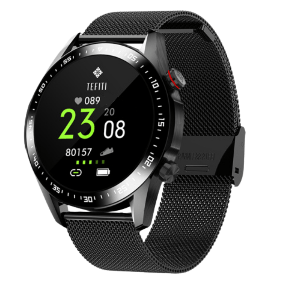 Metal Strap Men's Smart Watch – Stylish, Waterproof & Fitness Advanced Features