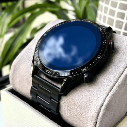 Metal Strap Men's Smart Watch – Stylish, Waterproof & Fitness Advanced Features