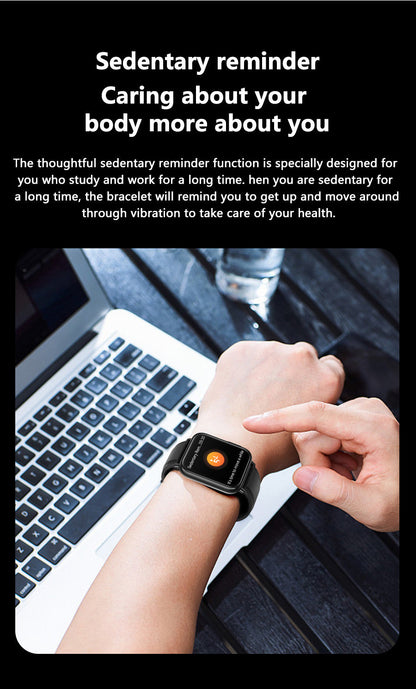 ECG Smartwatch with Blood Pressure Tracking – Designed for Active Living