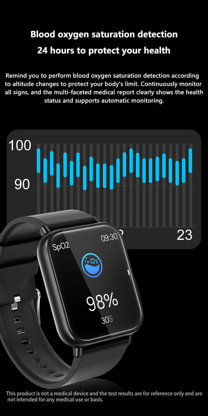 ECG Smartwatch with Blood Pressure Tracking – Designed for Active Living