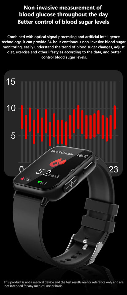 ECG Smartwatch with Blood Pressure Tracking – Designed for Active Living