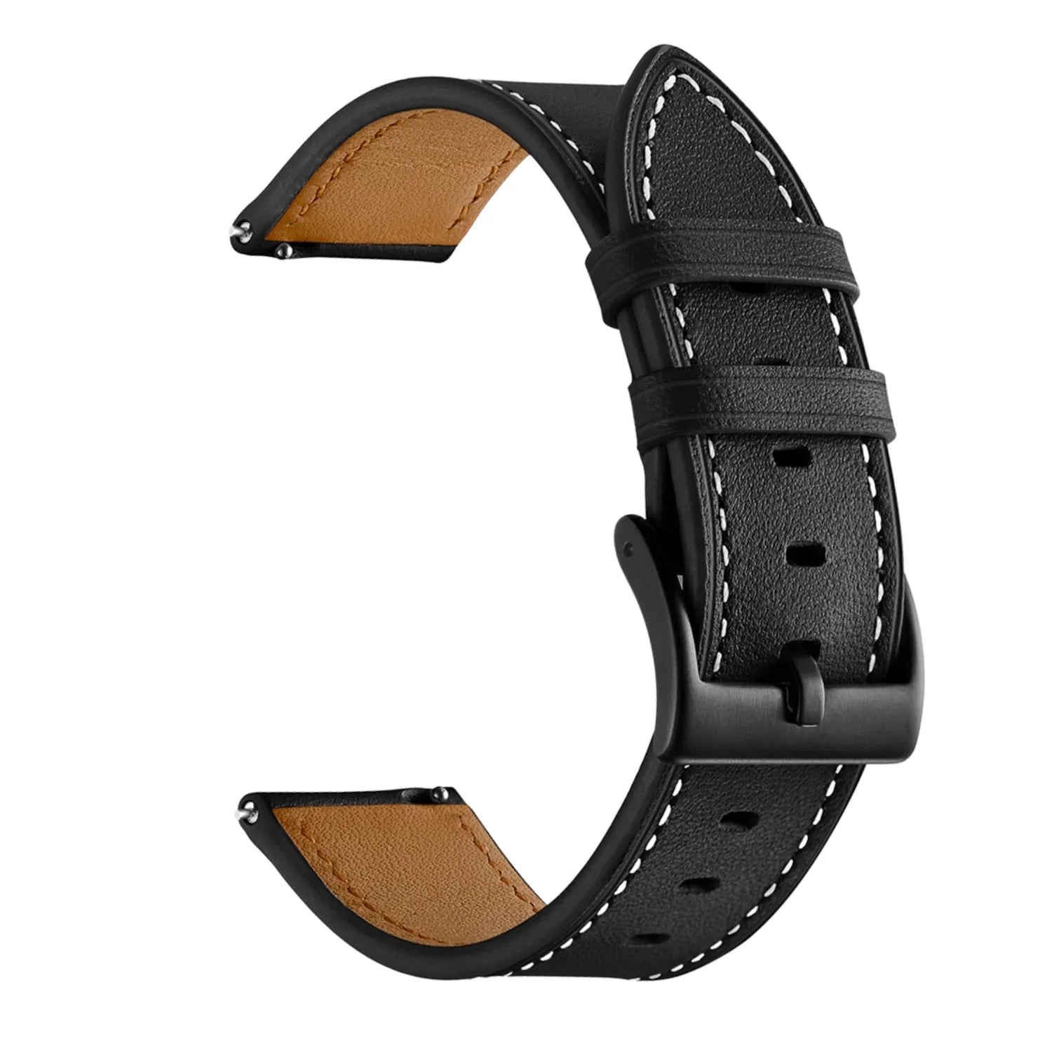 Black K Leather Loop