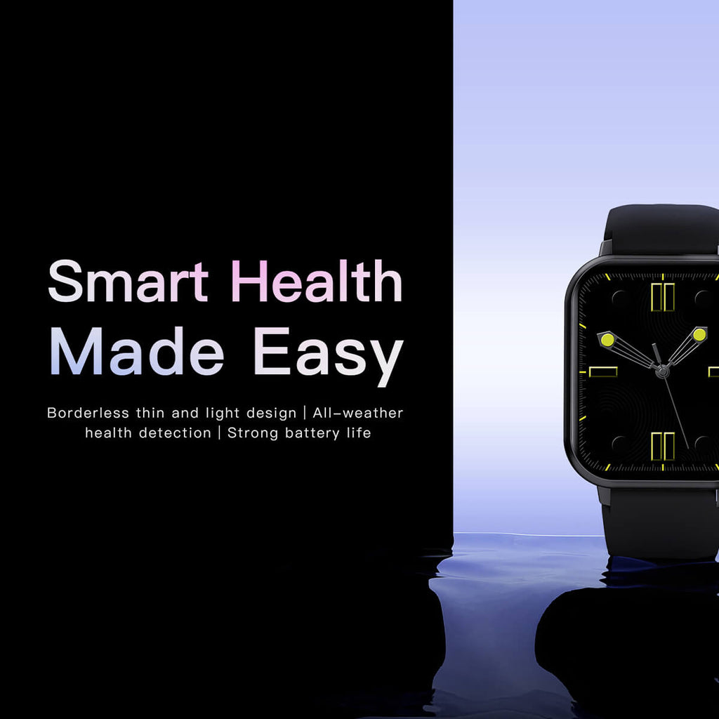 Family Smart Health Watch | Waterproof Activity & Fitness Tracker for Kids & Adults with HR, BP, SpO2, Sleep & Step Counter