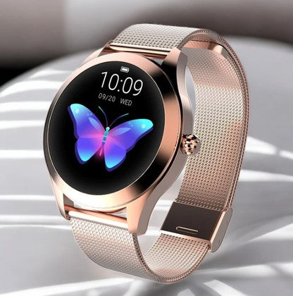 Luxe Galaxy Smartwatch for Women | Stainless Steel Smartwatch | Rose Gold/Silver