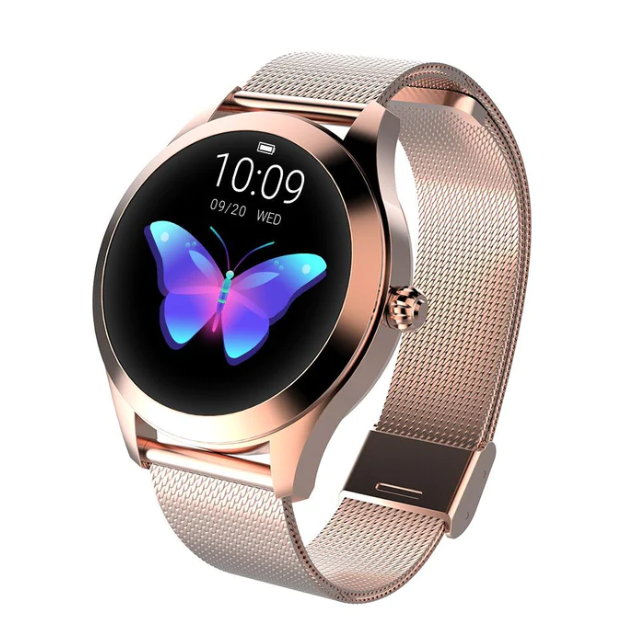 Luxe Galaxy Smartwatch for Women | Stainless Steel Smartwatch | Rose Gold/Silver
