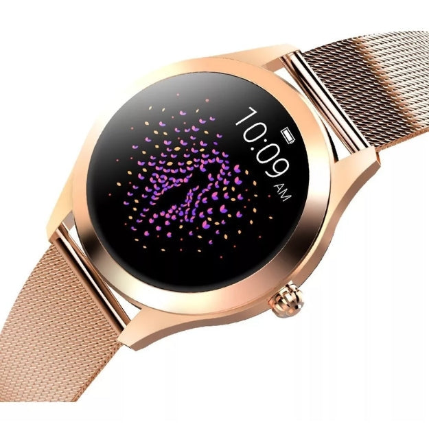 Luxe Galaxy Smartwatch for Women | Stainless Steel Smartwatch | Rose Gold/Silver