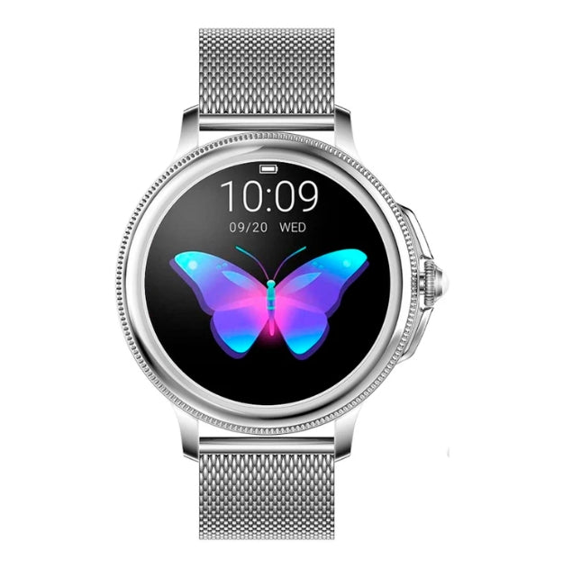 Luxe Galaxy Smartwatch for Women | Stainless Steel Smartwatch | Rose Gold/Silver