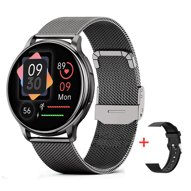 Smartwatch in Gold with Advanced Health Monitoring & Stylish Design | Women’s Smart Watch