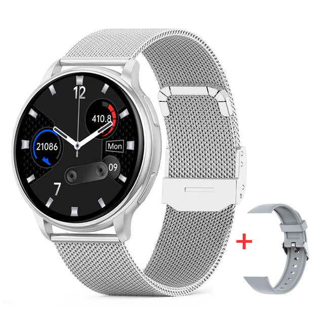 Smartwatch in Gold with Advanced Health Monitoring & Stylish Design | Women’s Smart Watch