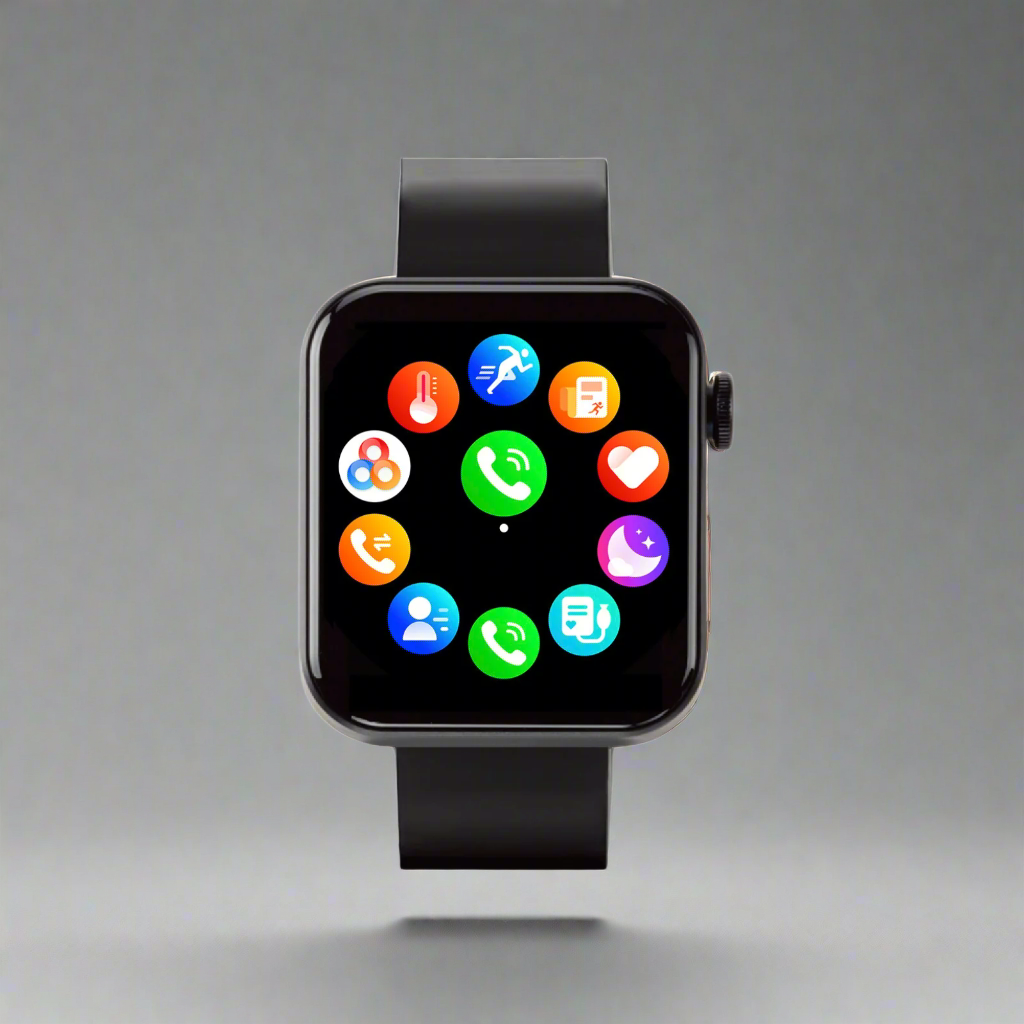 Smart Fitness Watch with Blood Pressure Monitoring – Tracker for Health & Activity Tracking