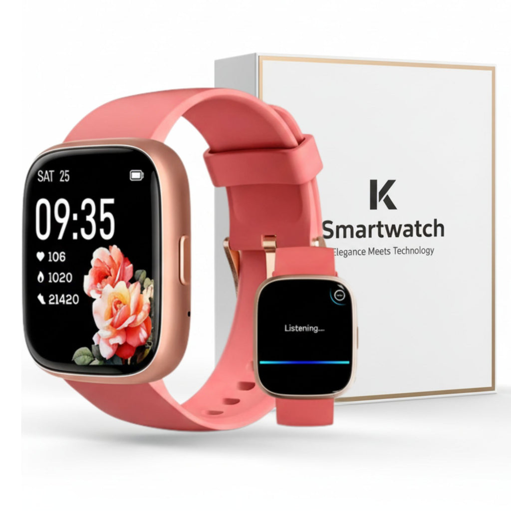 Best Smartwatch for Women UK – 1.83" Large Screen Smart Watch with Bluetooth Calls, Health & Fitness Tracking, 100+ Sports Modes, Waterproof, Long Battery