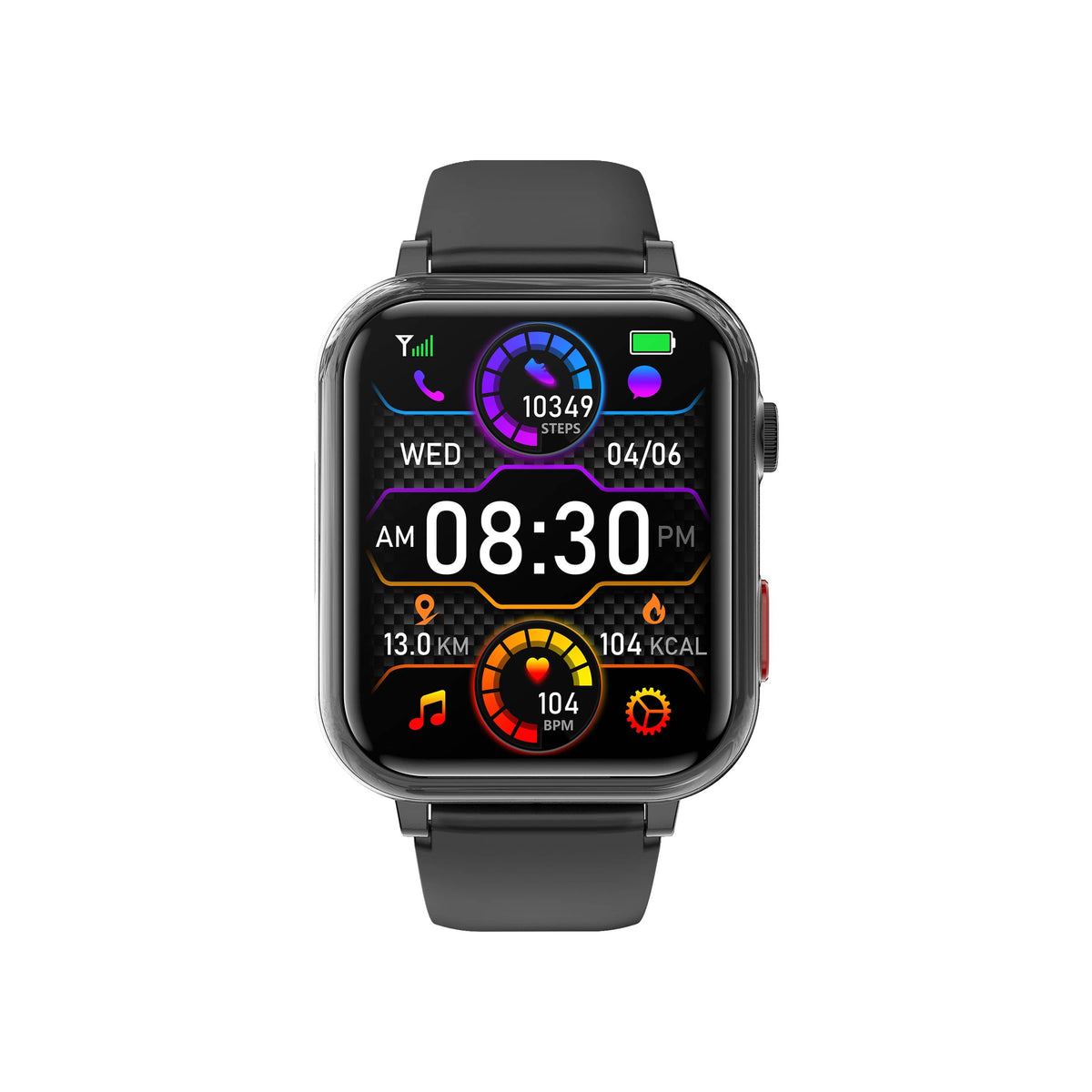 Health Monitoring Smartwatch | GPS, SOS, Fall Detection & Heart Rate Monitoring for Seniors and Active Lifestyles