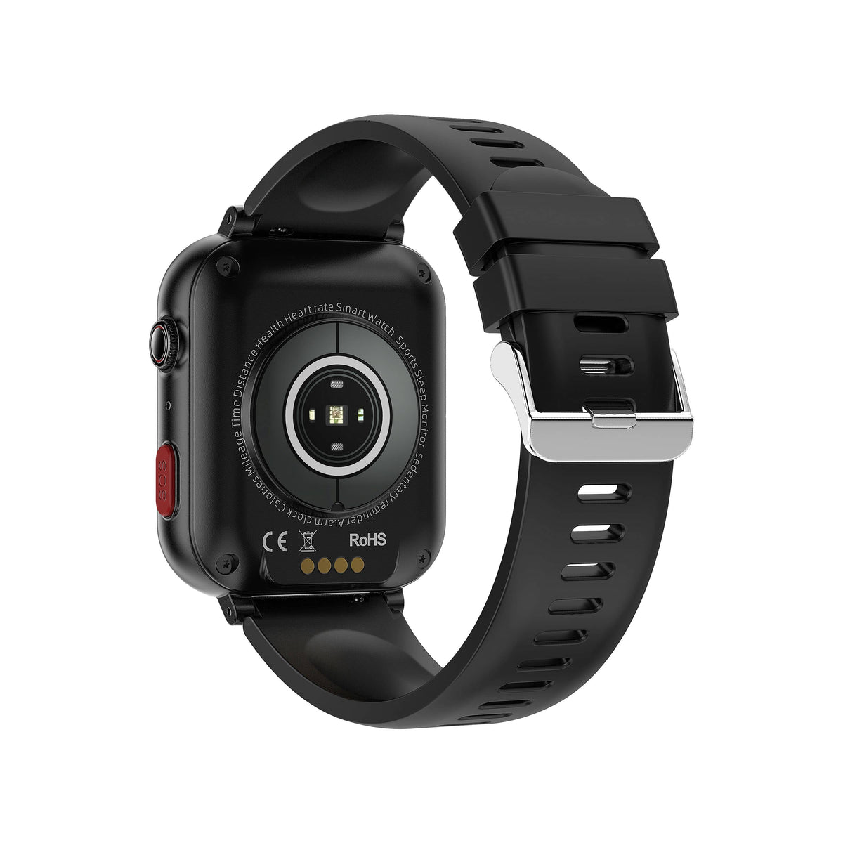 Health Monitoring Smartwatch | GPS, SOS, Fall Detection & Heart Rate Monitoring for Seniors and Active Lifestyles