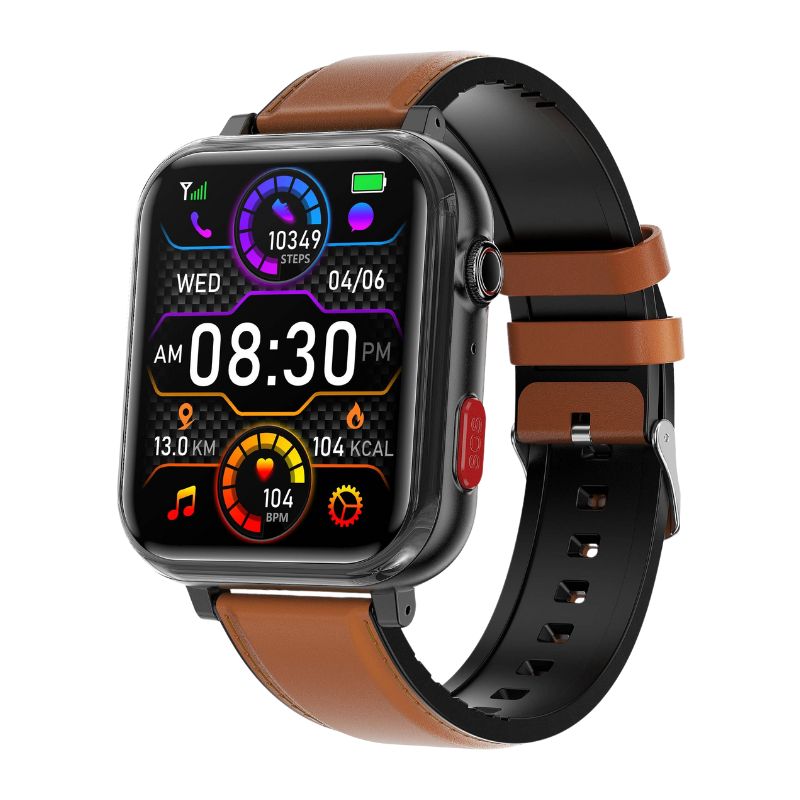 Health Monitoring Smartwatch | GPS, SOS, Fall Detection & Heart Rate Monitoring for Seniors and Active Lifestyles