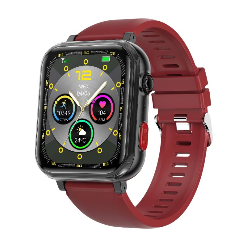 Health Monitoring Smartwatch | GPS, SOS, Fall Detection & Heart Rate Monitoring for Seniors and Active Lifestyles